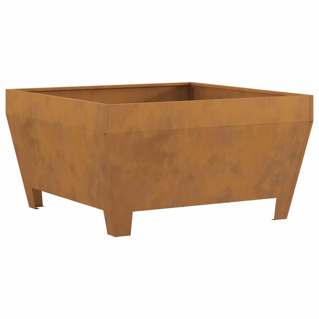 Bålplass Brun 80 x 80 x 43 cm Cortenstål