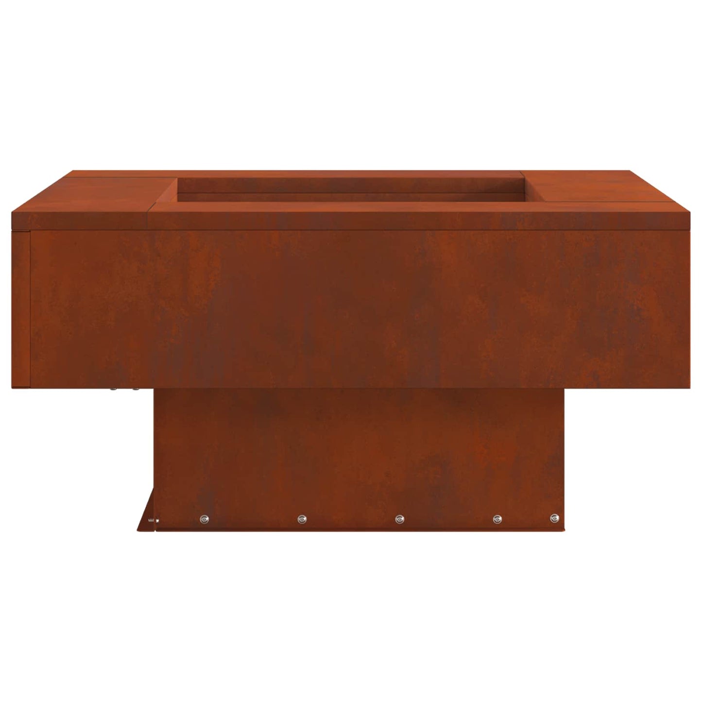 Bålplass Brun 80 x 80 x 40 cm Cortenstål vidaXL