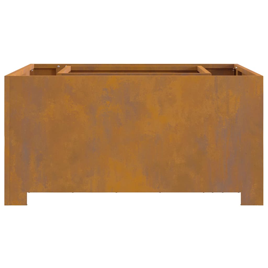 Bålplass Brun 80 x 80 x 40 cm Cortenstål
