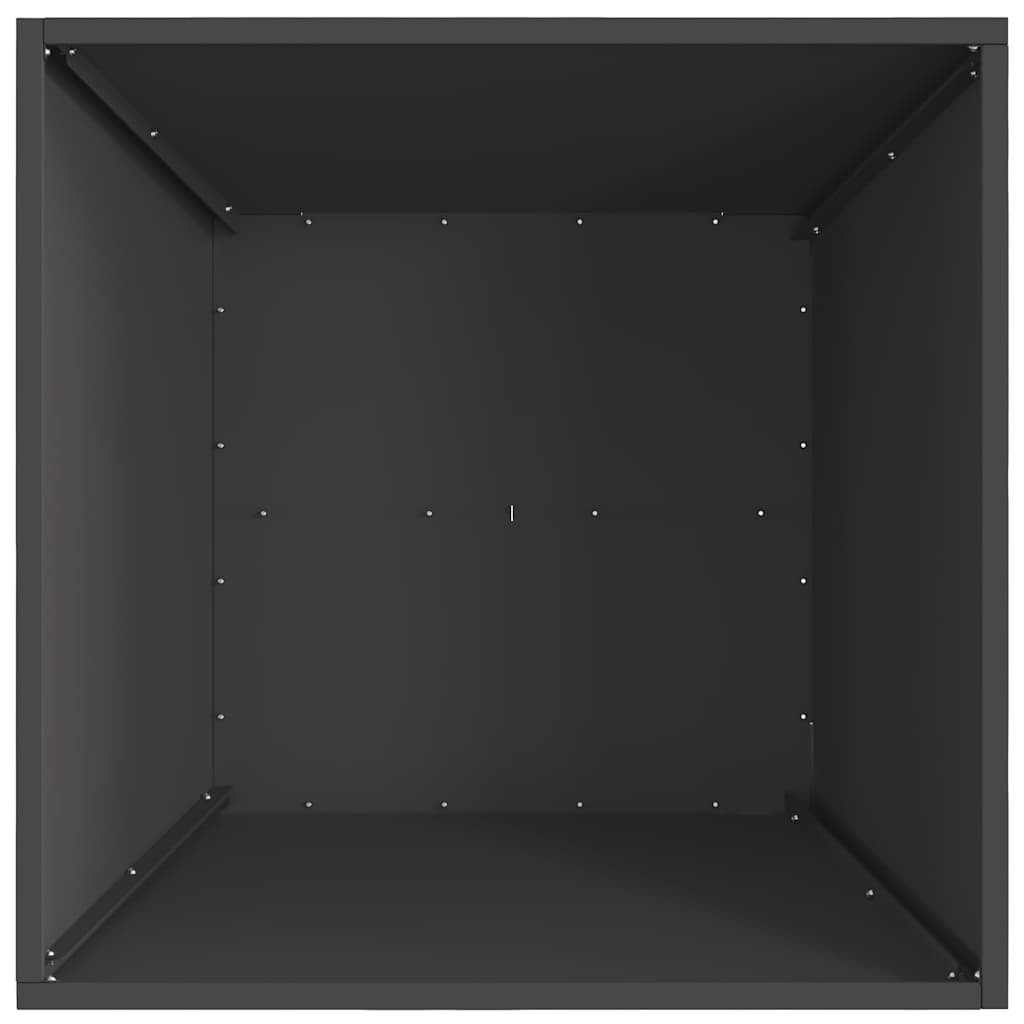 Bålplass Svart 60 x 60 x 30 cm Stål