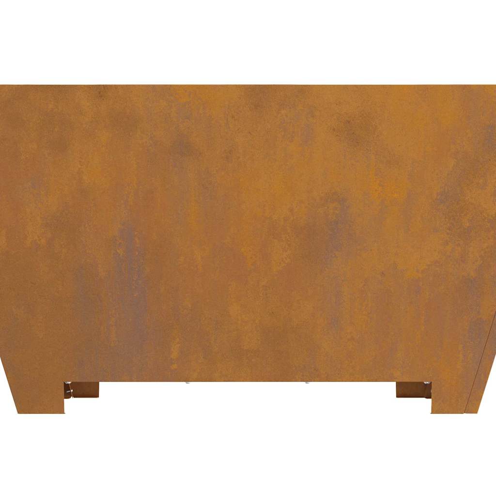 Bålplass Brun 80 x 80 x 40 cm Cortenstål