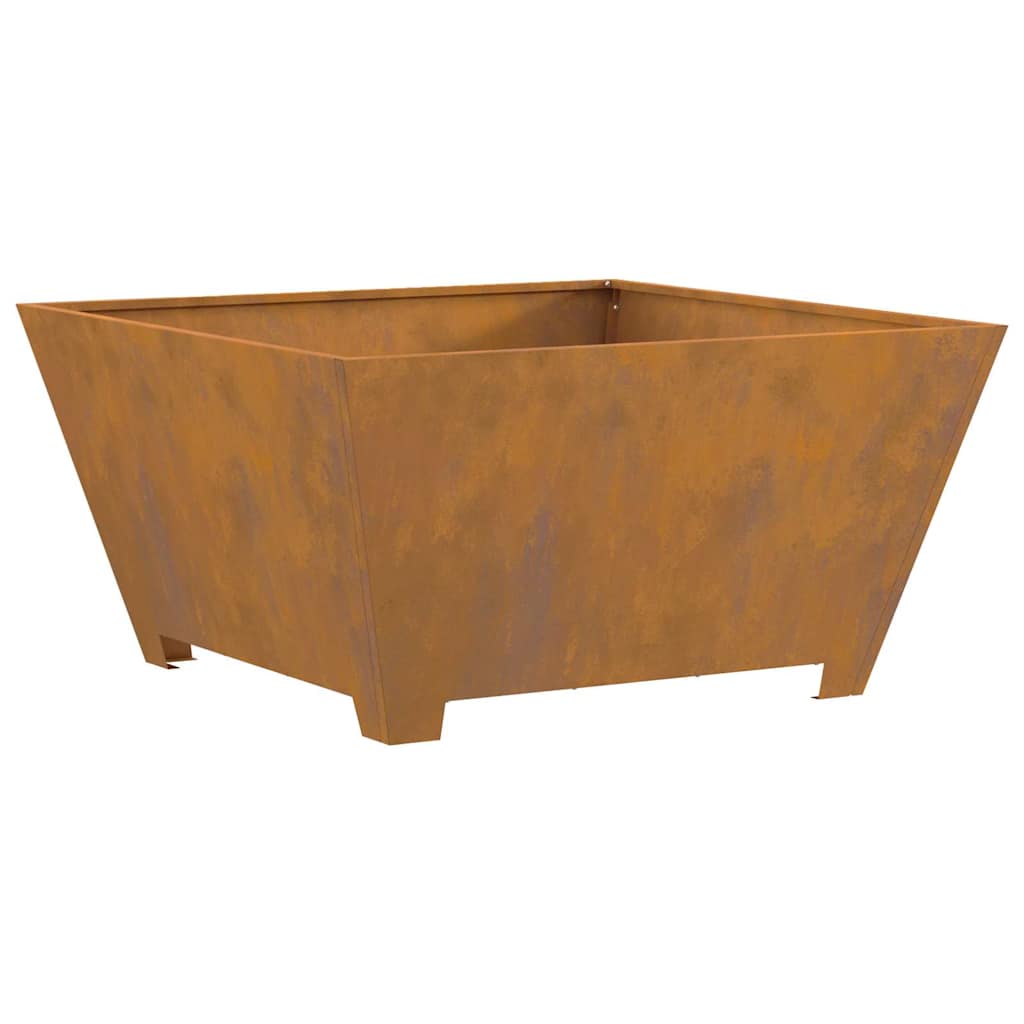 Bålplass Brun 80 x 80 x 40 cm Cortenstål