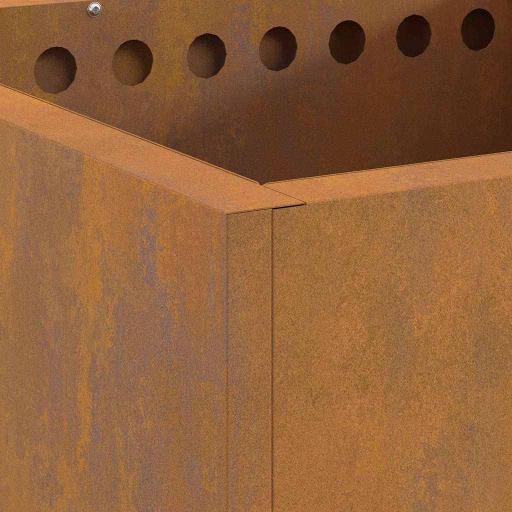Røykfri ildsted Brun 48 x 48 x 50 cm Cortenstål