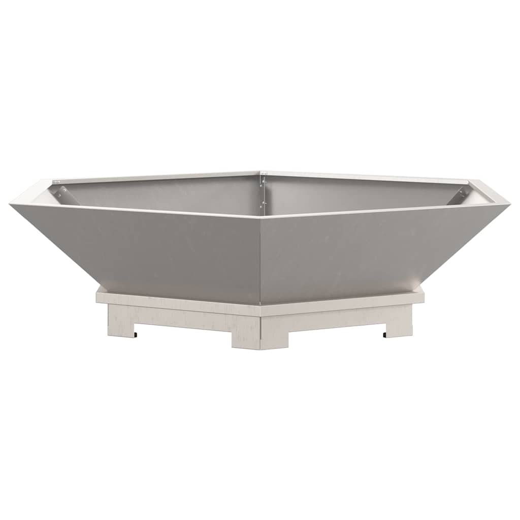 Bålplass Brun 100 x 100 x 28 cm Cortenstål vidaXL