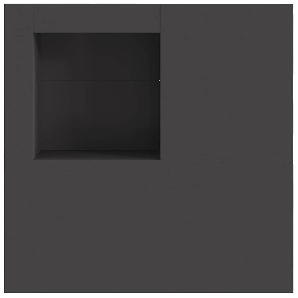 Bålplass Svart 100 x 100 x 30 cm Stål vidaXL