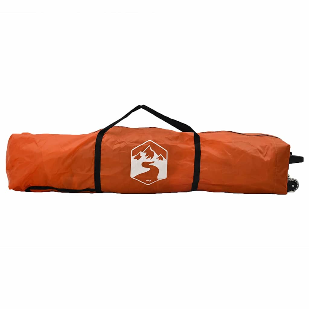 Canopy telt Oransje 395 x 395 x 251 cm stoff