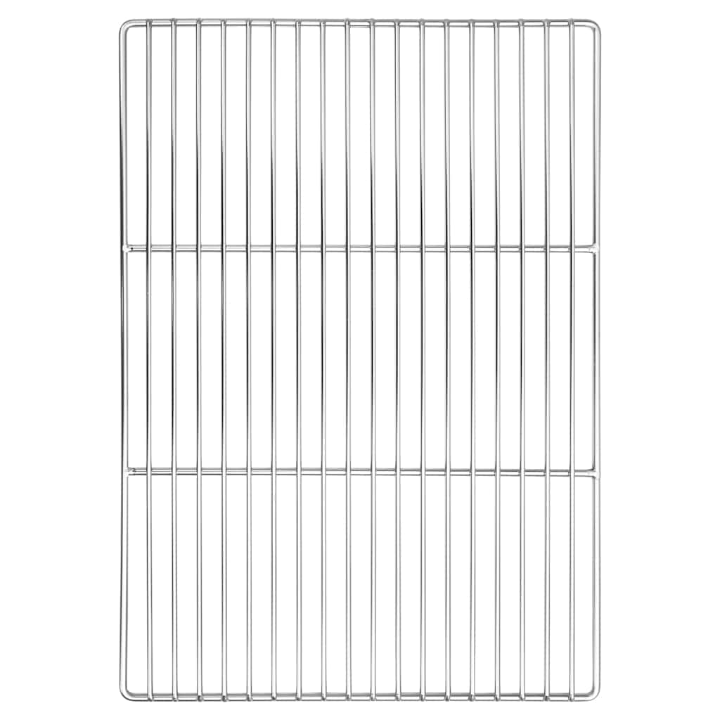 Grillrist sølv 50 x 35 cm Rustfritt Stål