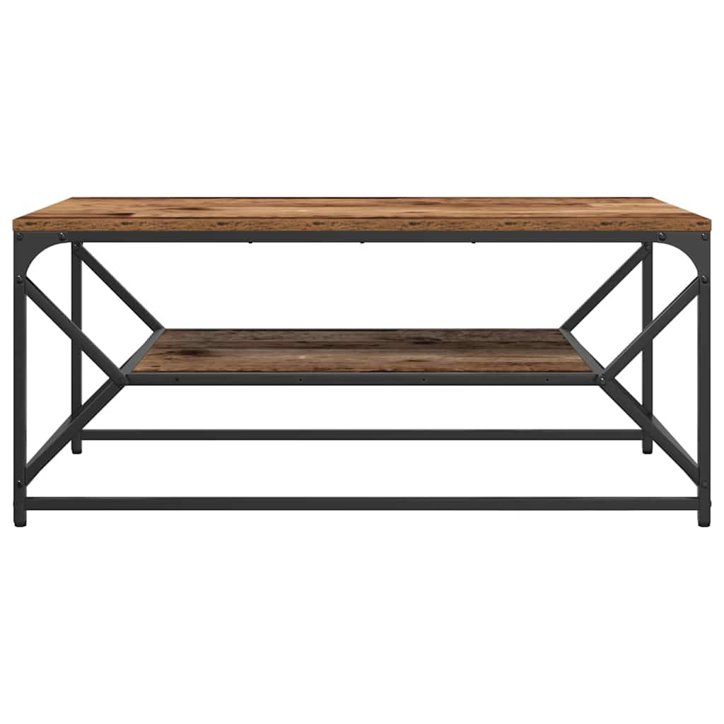 Kaffebord Gamle tre 90 x 50 x 40 cm Konstruksjonsvirke og stål