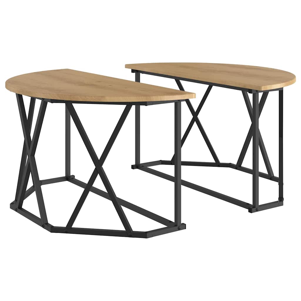Kaffebord Artisan Eik 80 x 80 x 42 cm