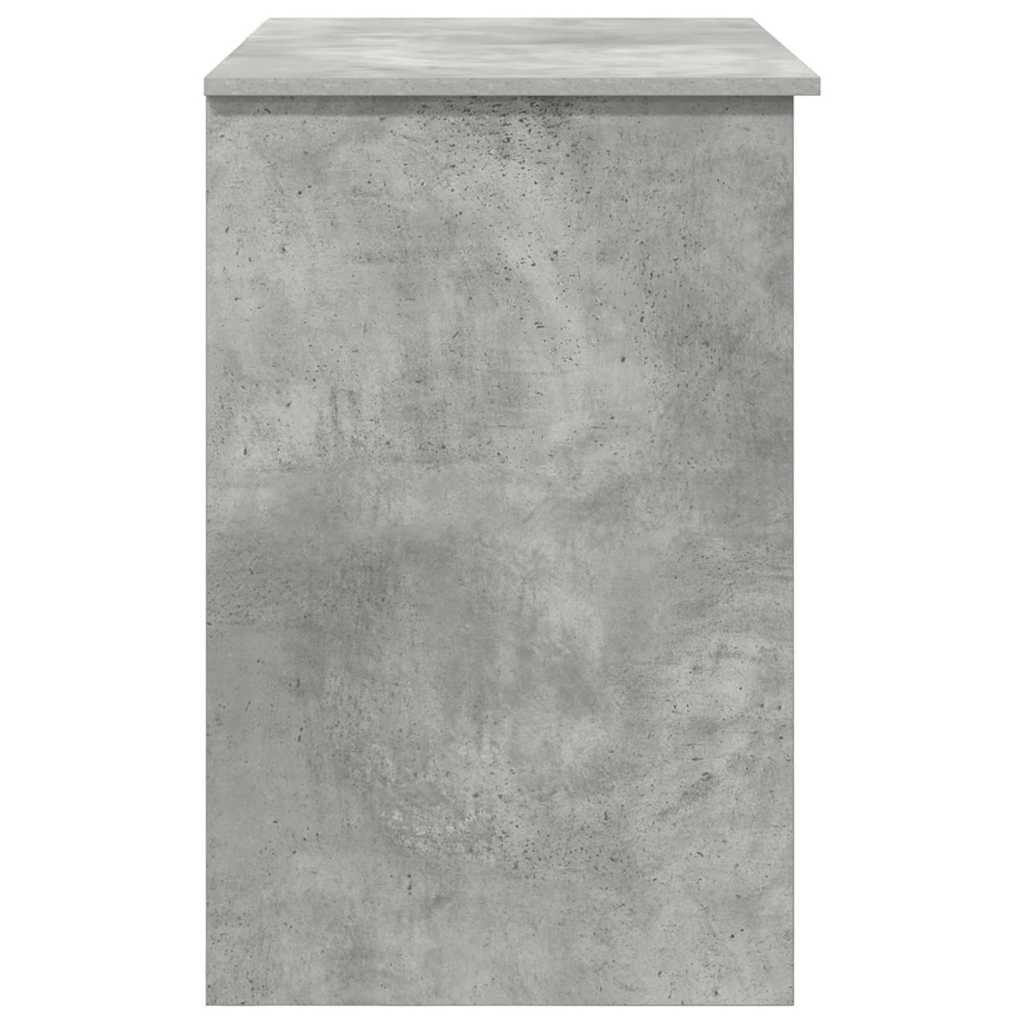 Skrivebord med skuff Betonggrå 90 x 49 x 75 cm Konstruert tre