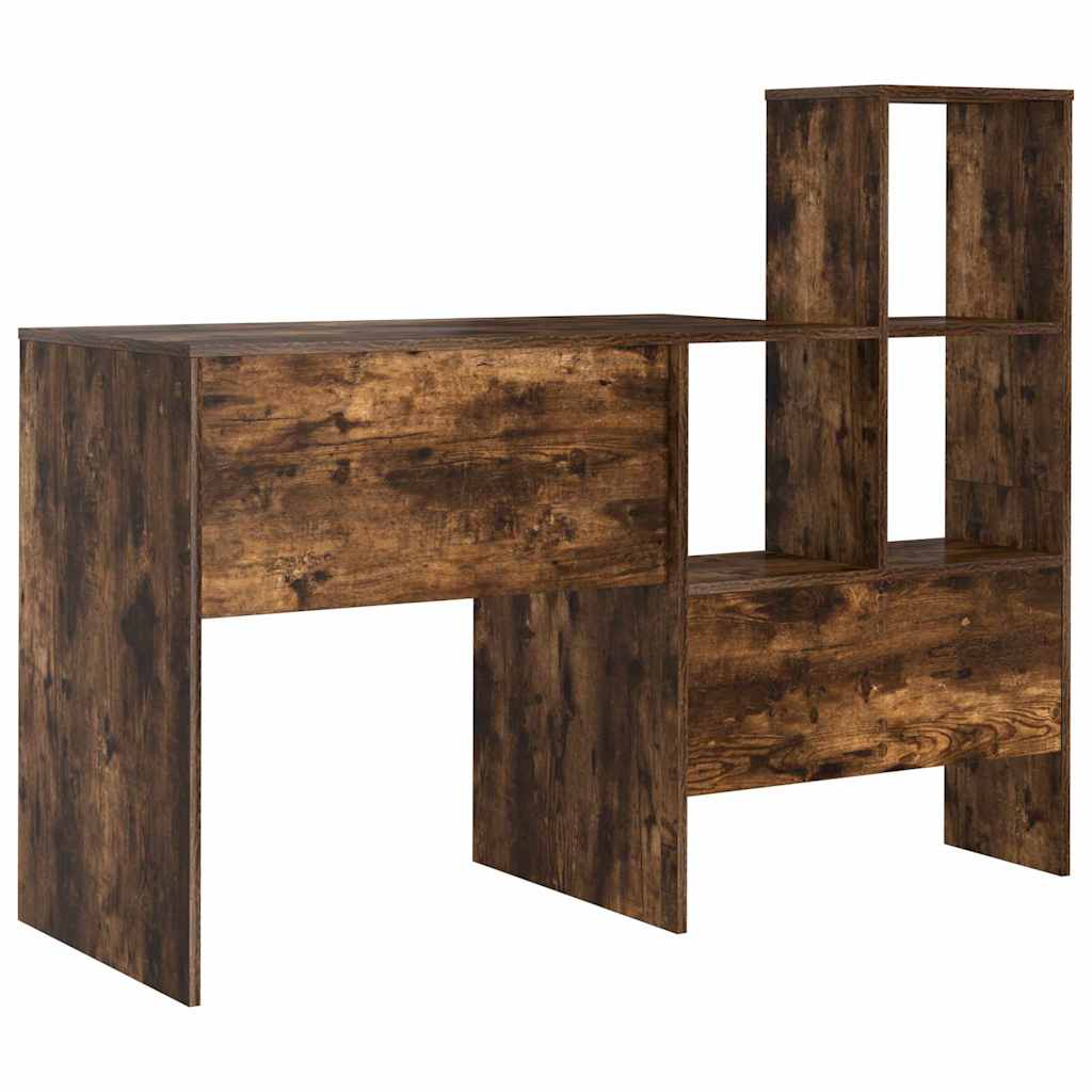 Skrivebord Røkt eik 131,5 x 50 x 106,5 cm Konstruert tre