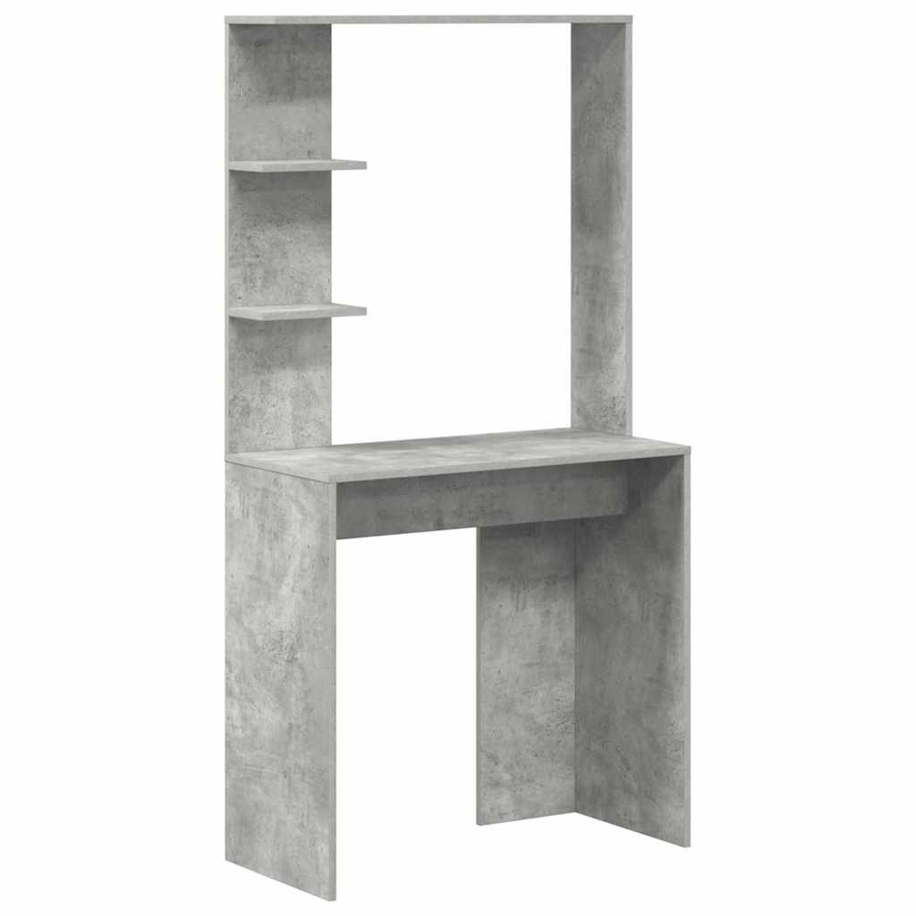 Skrivebord Betonggrå 78,5 x 37 x 154,5 cm Konstruert tre