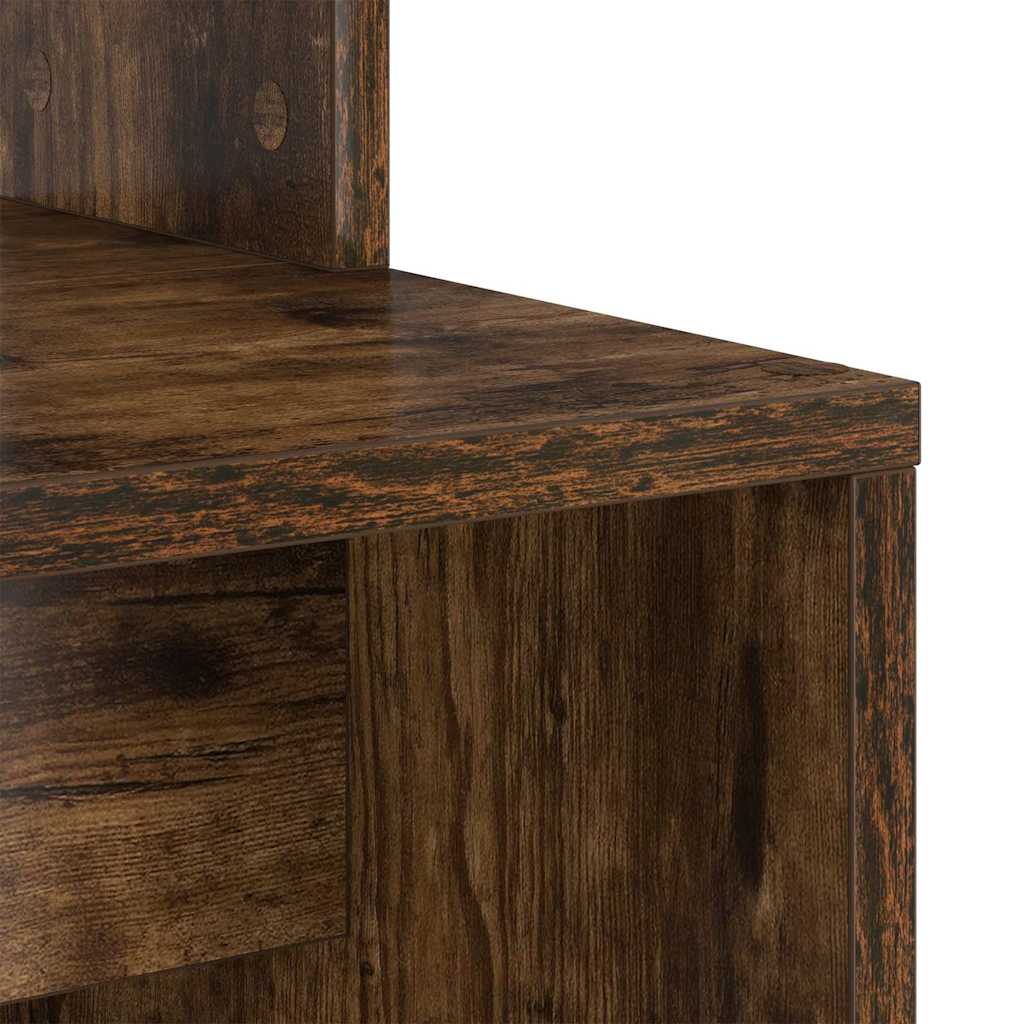 Skrivebord Røkt eik 78,5 x 37 x 154,5 cm Konstruert tre