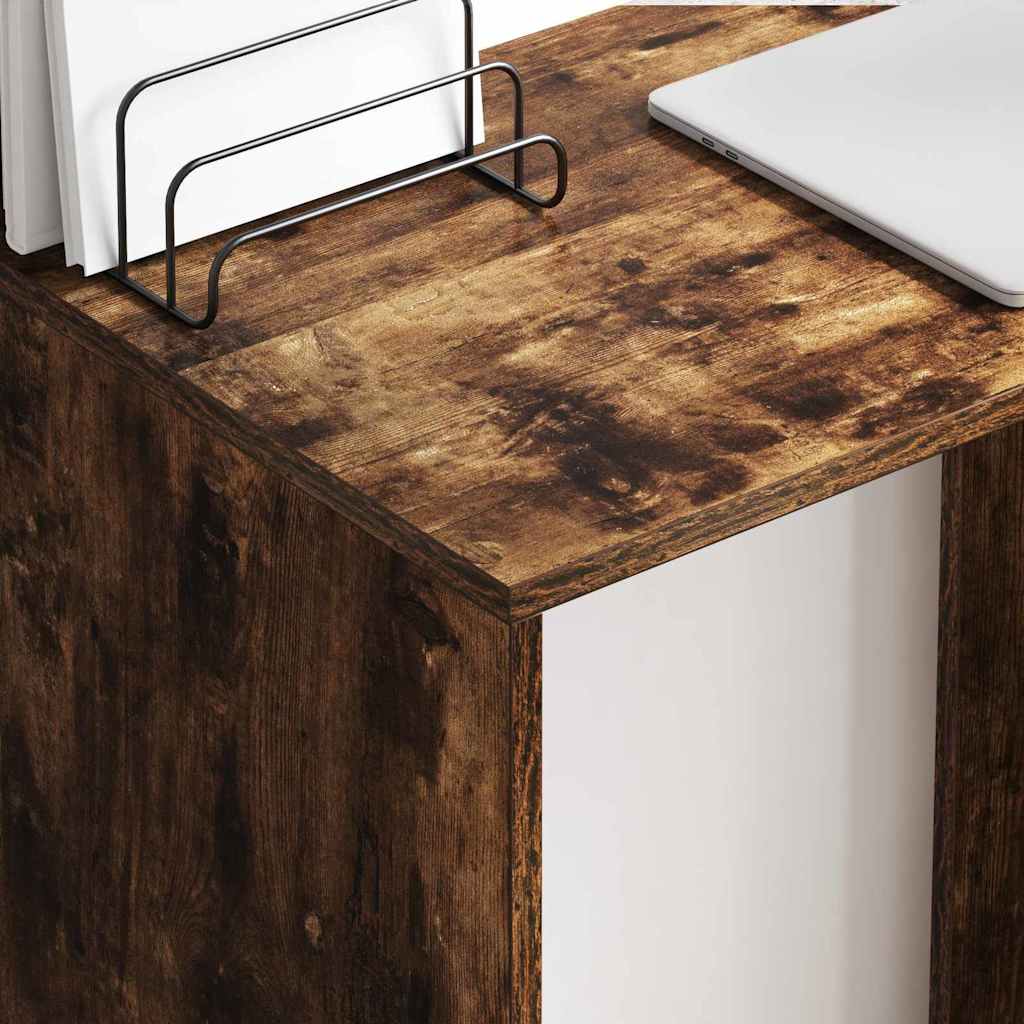 Skrivebord Røkt eik 78,5 x 37 x 154,5 cm Konstruert tre