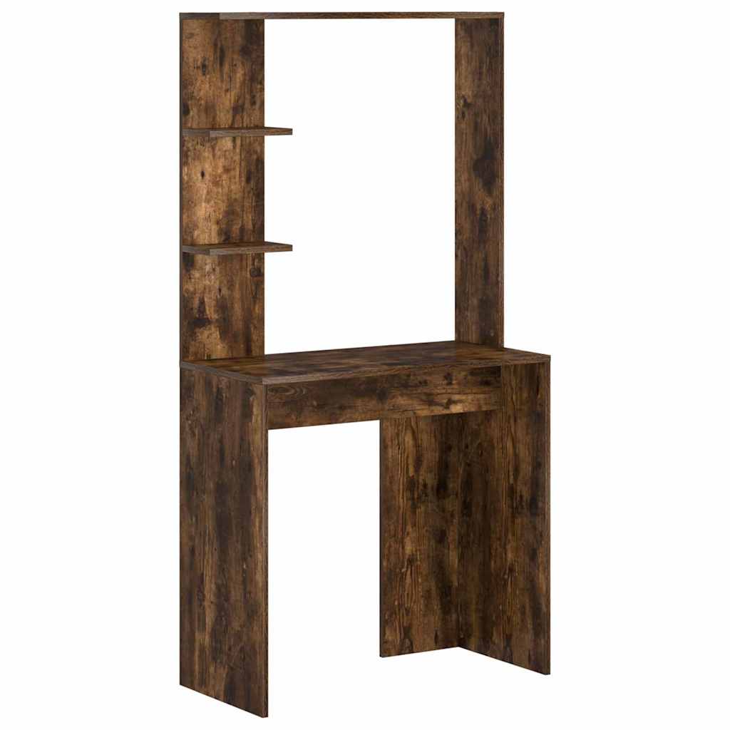 Skrivebord Røkt eik 78,5 x 37 x 154,5 cm Konstruert tre