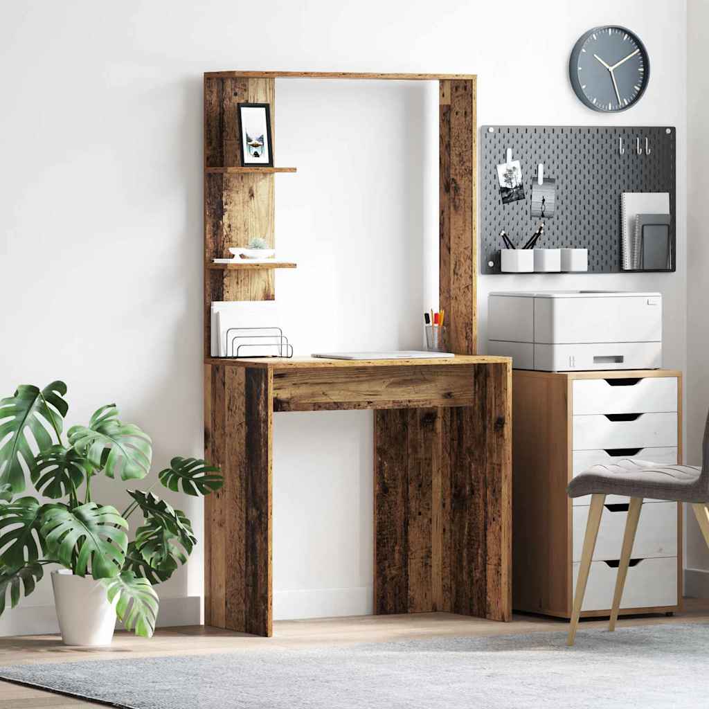 Skrivebord Gamle tre 78,5 x 37 x 154,5 cm Konstruert tre