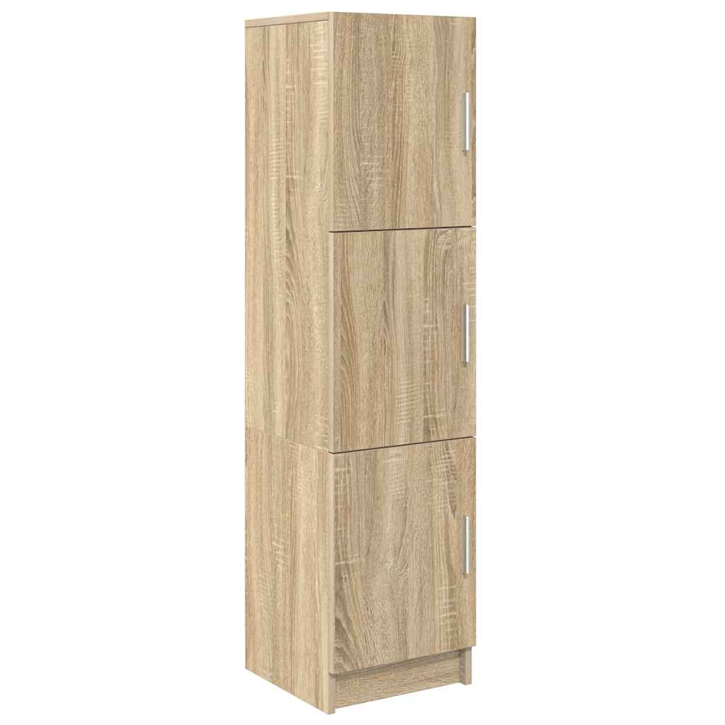 Høyskap Sonoma eik 31,5 x 32 x 122,5 cm vidaXL