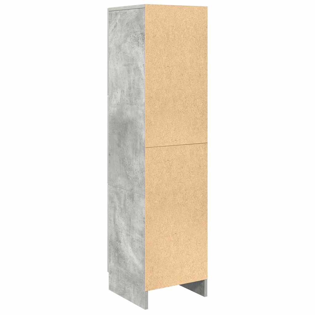 Høyskap Betonggrå 31,5 x 32 x 122,5 cm