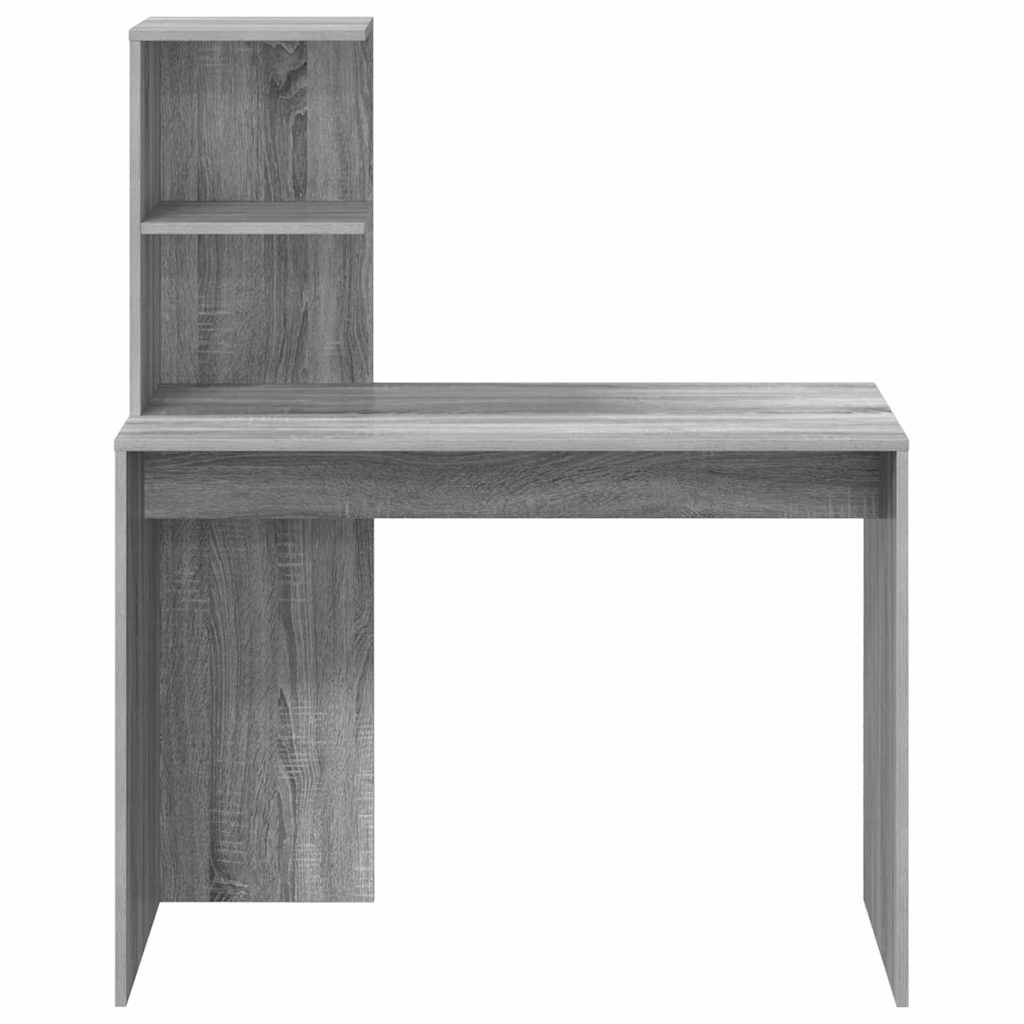 Skrivebord Grå Sonoma 102 x 50 x 124 cm Konstruert tre