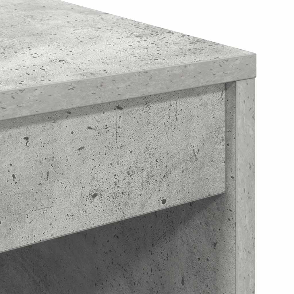 Skrivebord Betonggrå 70 x 50 x 76 cm