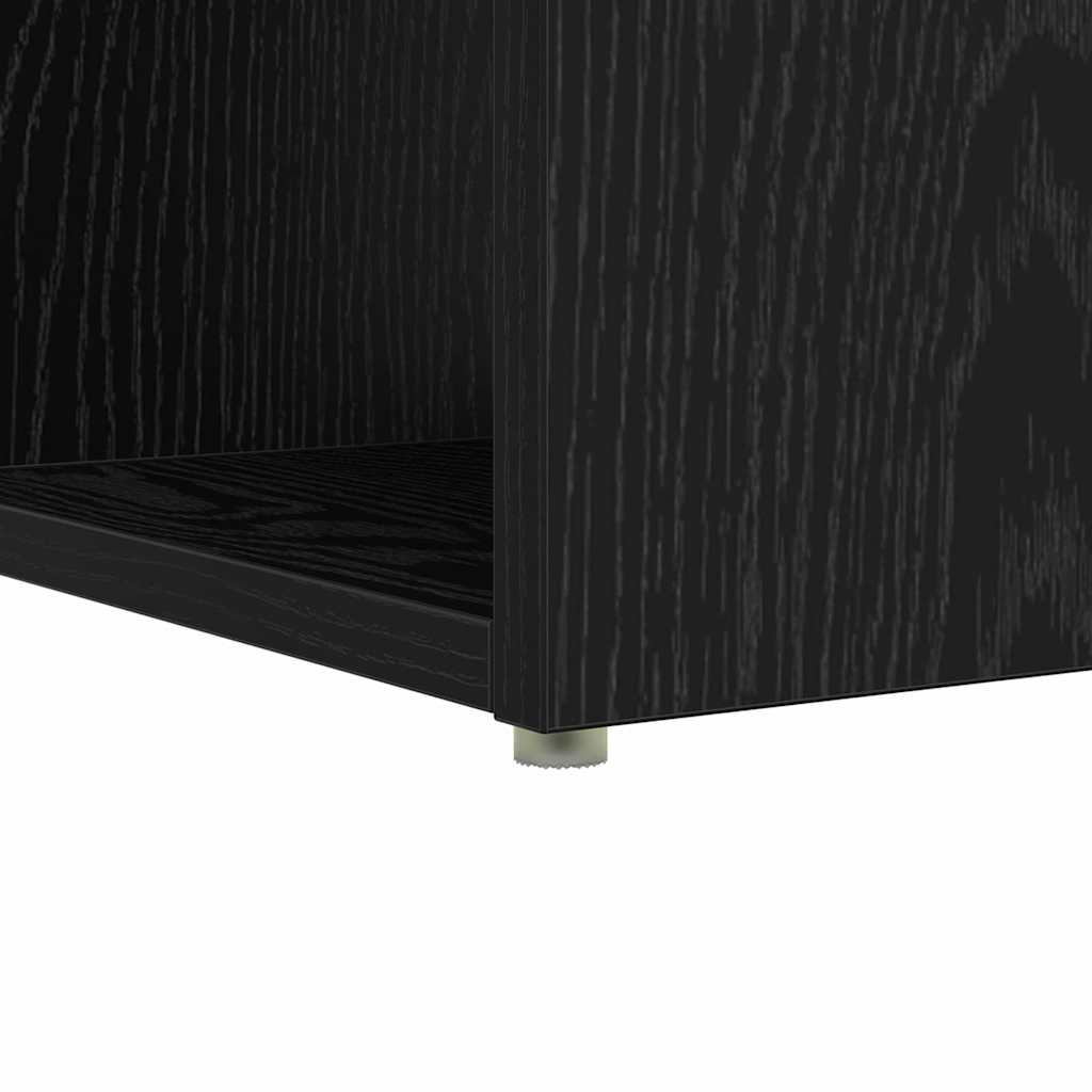 Skrivebord Svart Eik 108 x 55 x 103.5 cm Konstruert tre