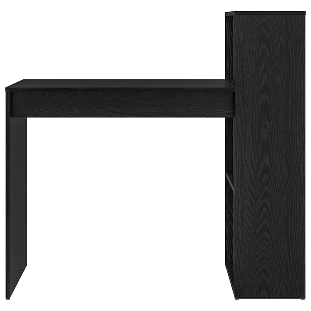 Skrivebord Svart Eik 108 x 55 x 103.5 cm Konstruert tre