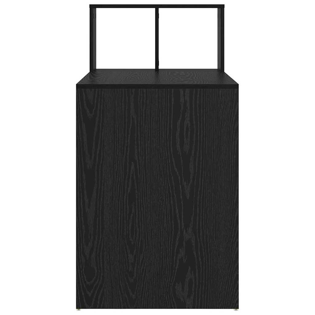 Skrivebord Svart Eik 108 x 55 x 103.5 cm Konstruert tre