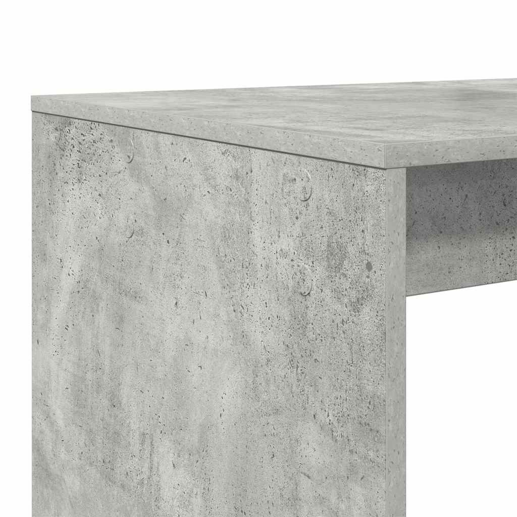 Skrivebord Betonggrå 108 x 55 x 103.5 cm Konstruert tre