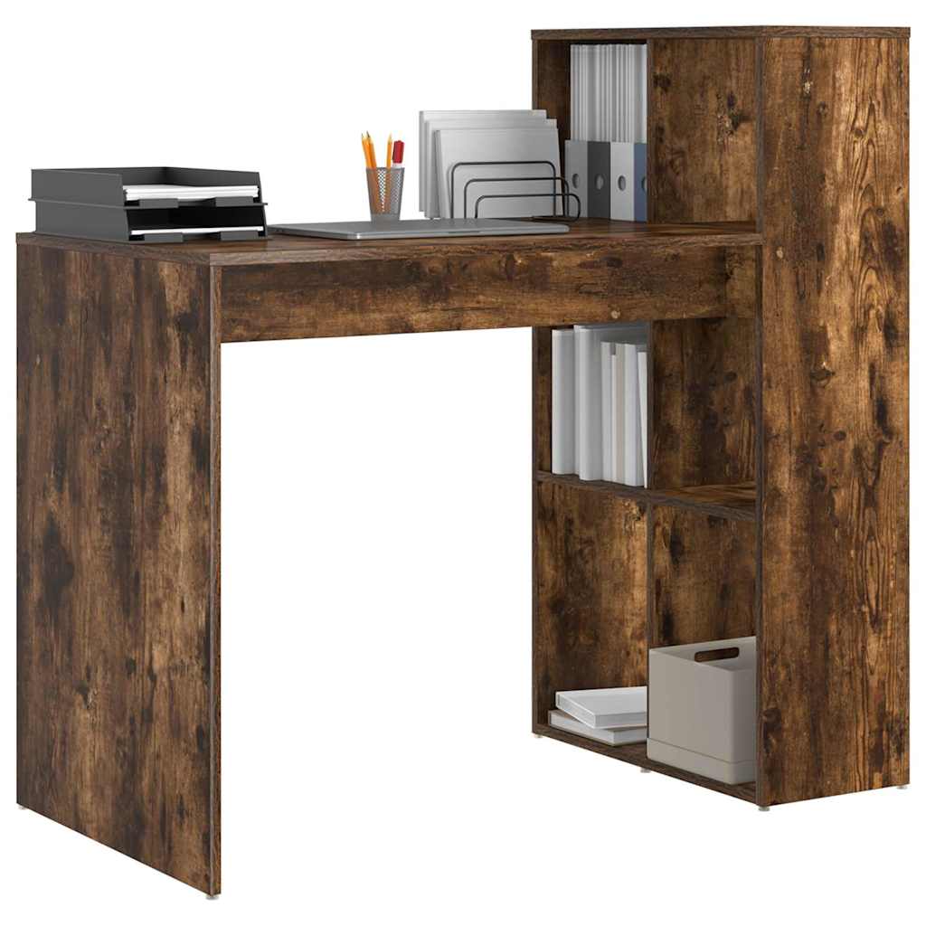 Skrivebord Røkt eik 108 x 55 x 103.5 cm Konstruert tre
