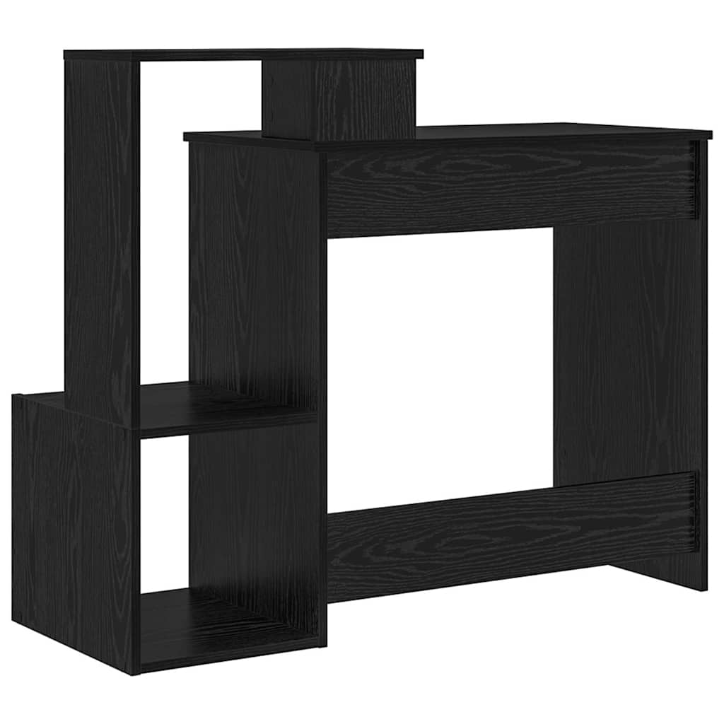 Skrivebord Svart Eik 106 x 41 x 88.5 cm Konstruert tre