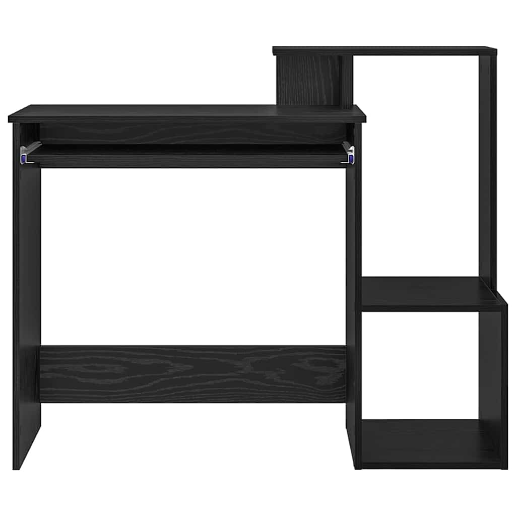 Skrivebord Svart Eik 106 x 41 x 88.5 cm Konstruert tre