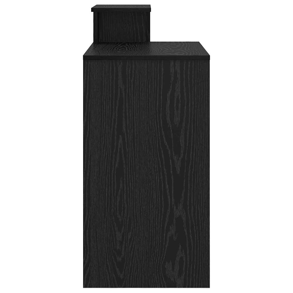 Skrivebord Svart Eik 106 x 41 x 88.5 cm Konstruert tre