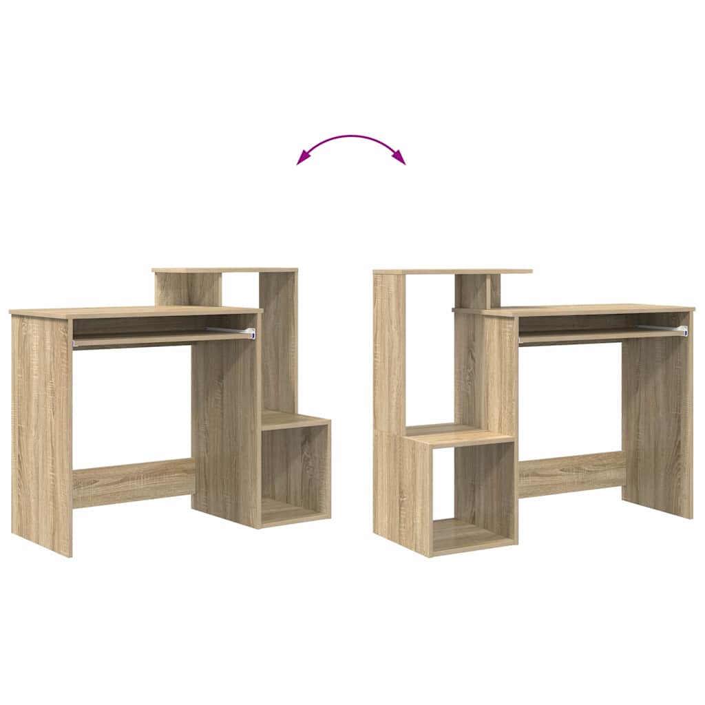 Skrivebord Sonoma eik 106 x 41 x 88.5 cm Konstruert tre