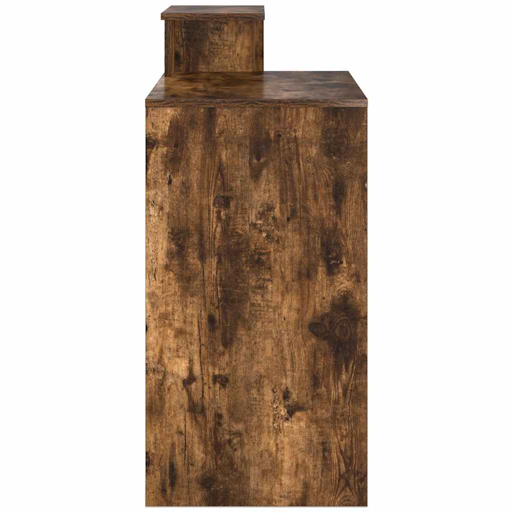 Skrivebord med skuff Røkt eik 106 x 41 x 88.5 cm Konstruert tre
