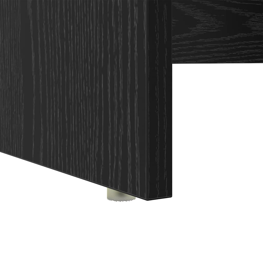 Skrivebord Svart Eik 120,5 x 44 x 88,5 cm Konstruert tre