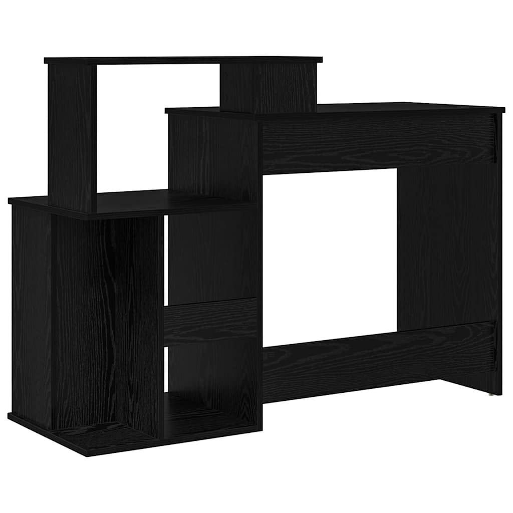 Skrivebord Svart Eik 120,5 x 44 x 88,5 cm Konstruert tre