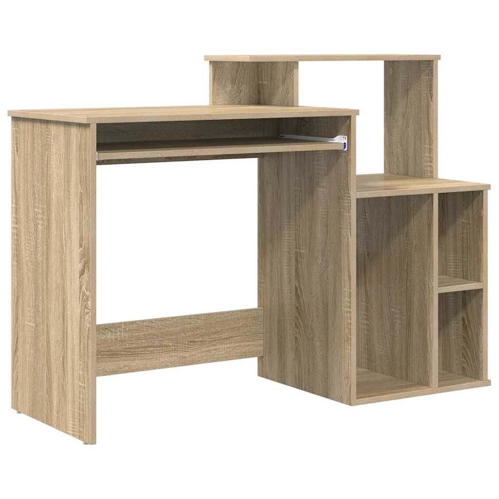 Skrivebord Sonoma eik 120,5 x 44 x 88,5 cm Konstruert tre