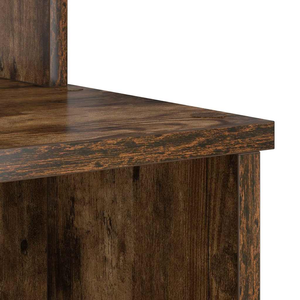 Skrivebord Røkt eik 120,5 x 44 x 88,5 cm Konstruert tre