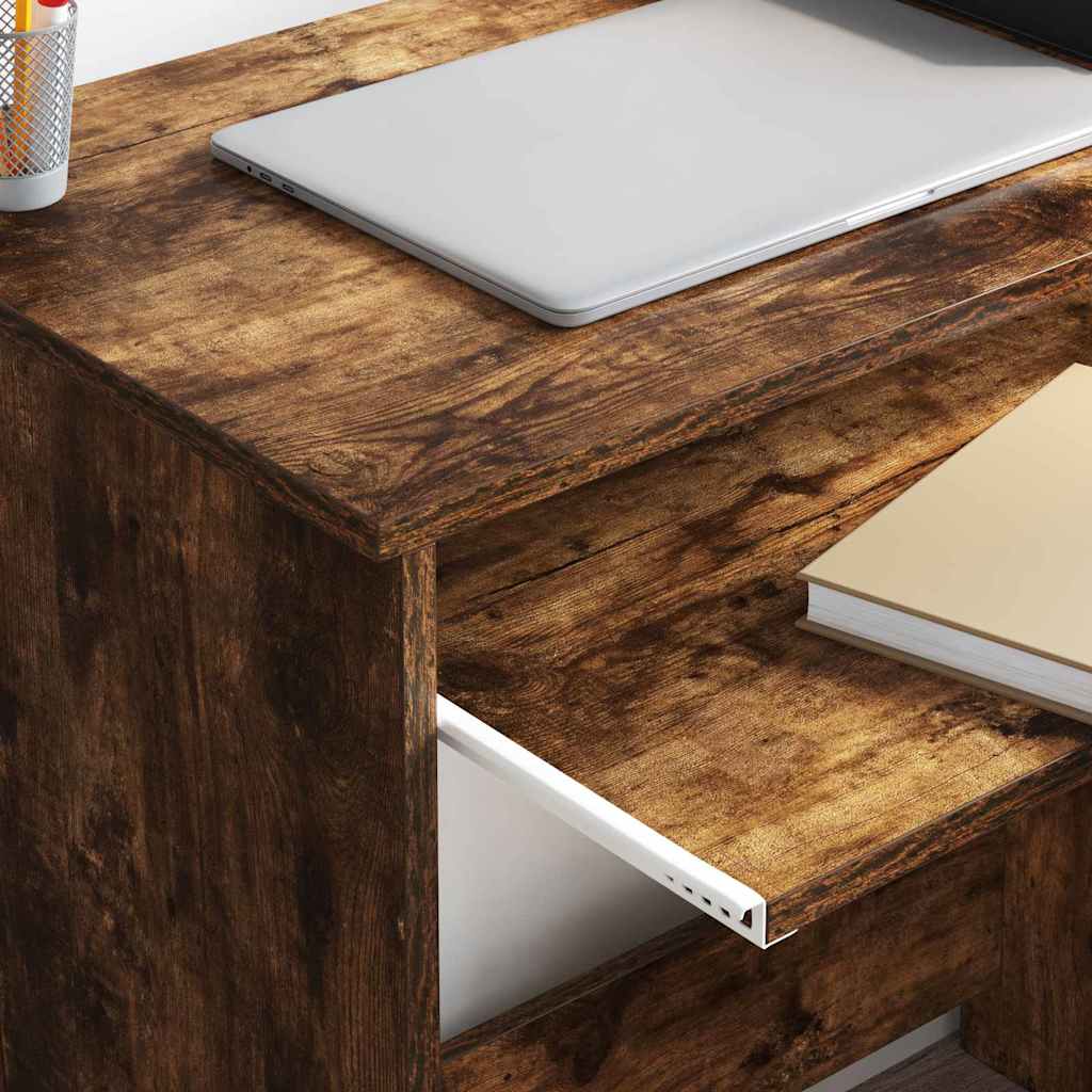 Skrivebord Røkt eik 120,5 x 44 x 88,5 cm Konstruert tre