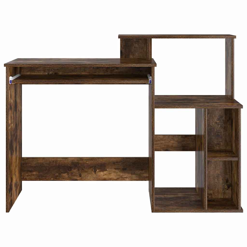 Skrivebord Røkt eik 120,5 x 44 x 88,5 cm Konstruert tre