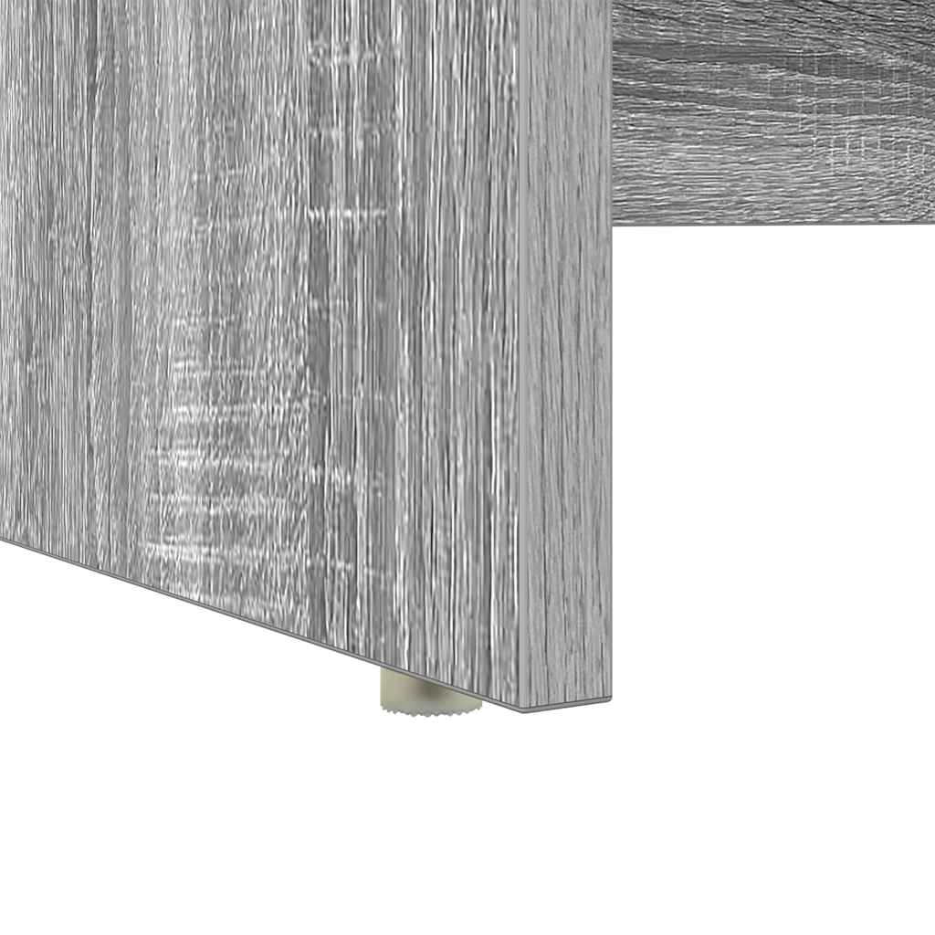 Skrivebord Grå Sonoma 120,5 x 44 x 88,5 cm Konstruert tre