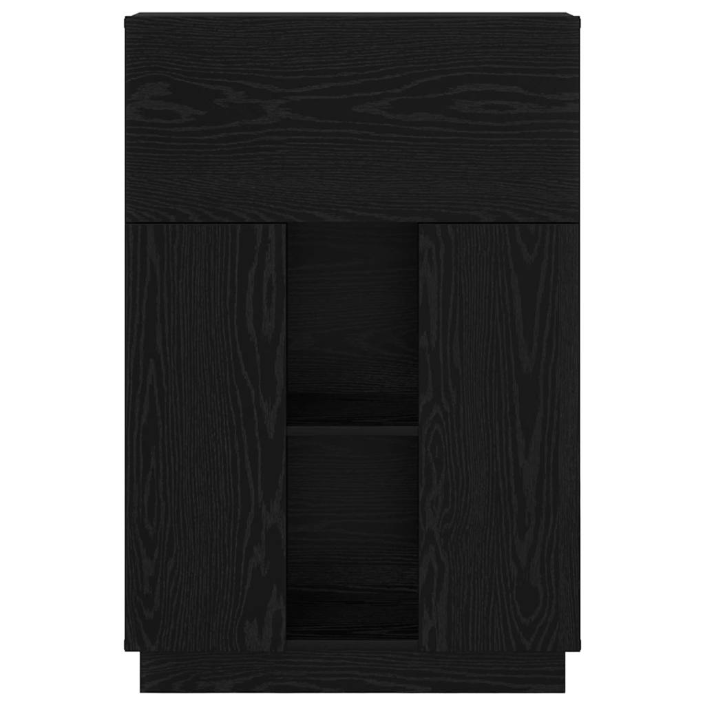 Skrivebord Svart Eik 71.5 x 31.5 x 106.5 cm Konstruert tre