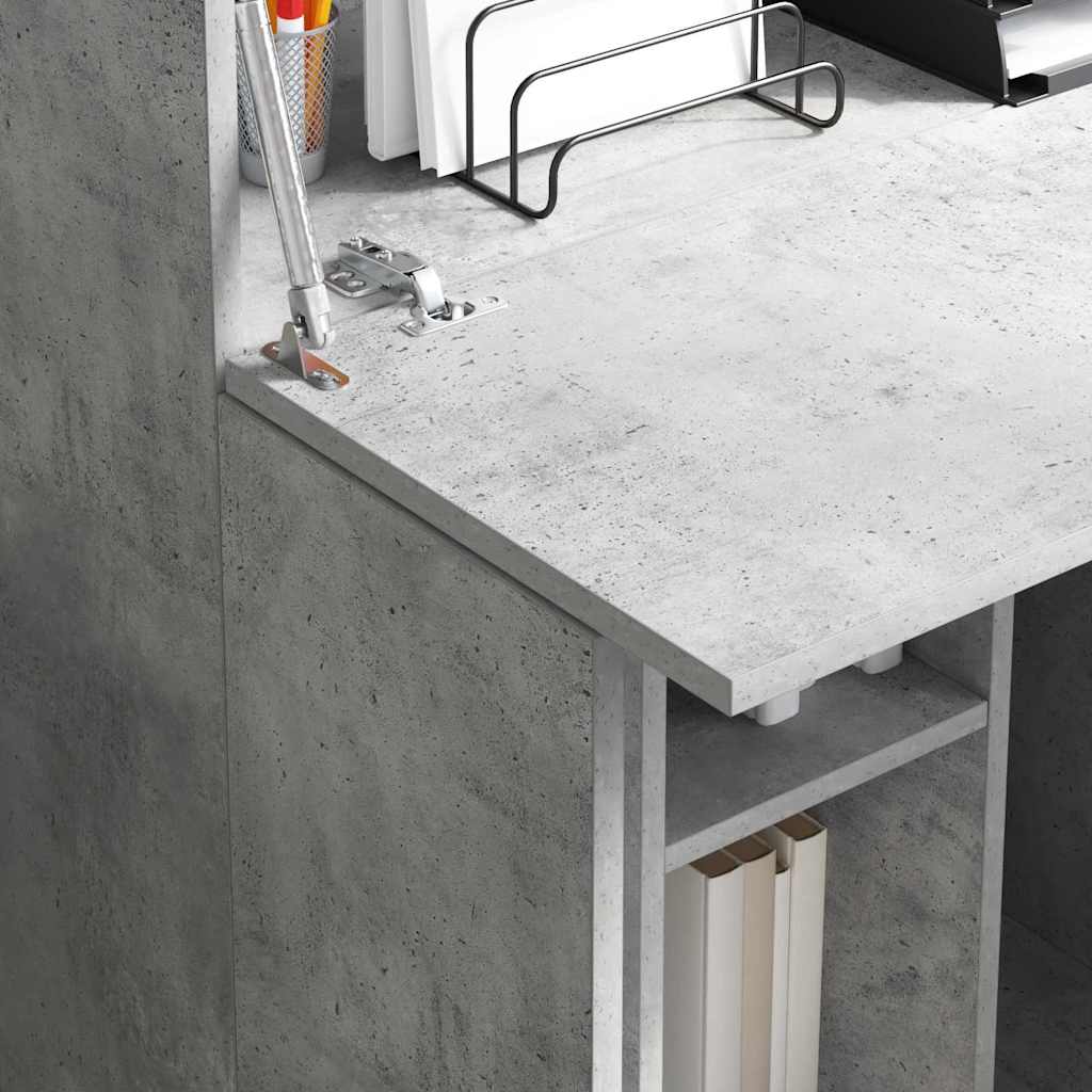 Skrivebord Betonggrå 71.5 x 31.5 x 106.5 cm Konstruert tre