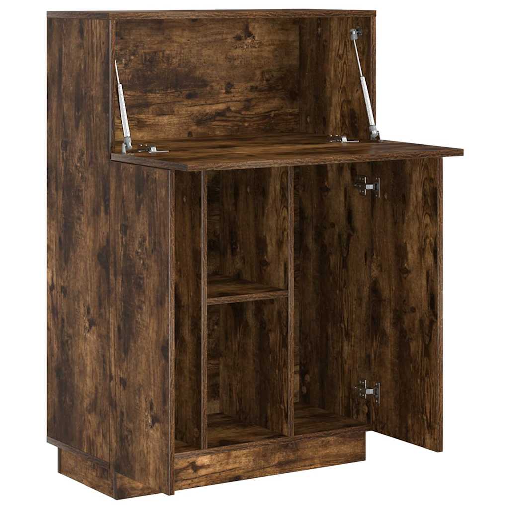 Skrivebord Røkt eik 71.5 x 31.5 x 106.5 cm Konstruert tre