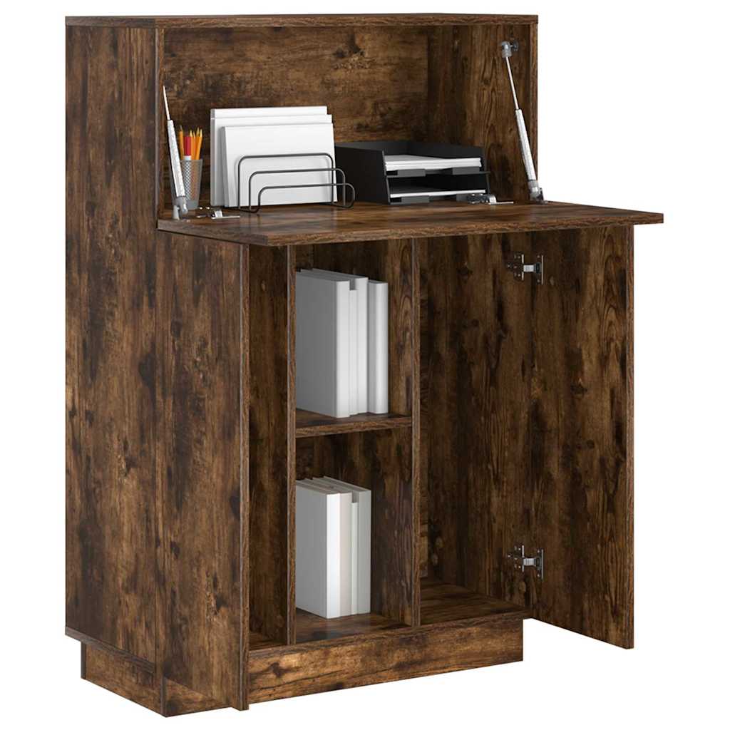 Skrivebord Røkt eik 71.5 x 31.5 x 106.5 cm Konstruert tre