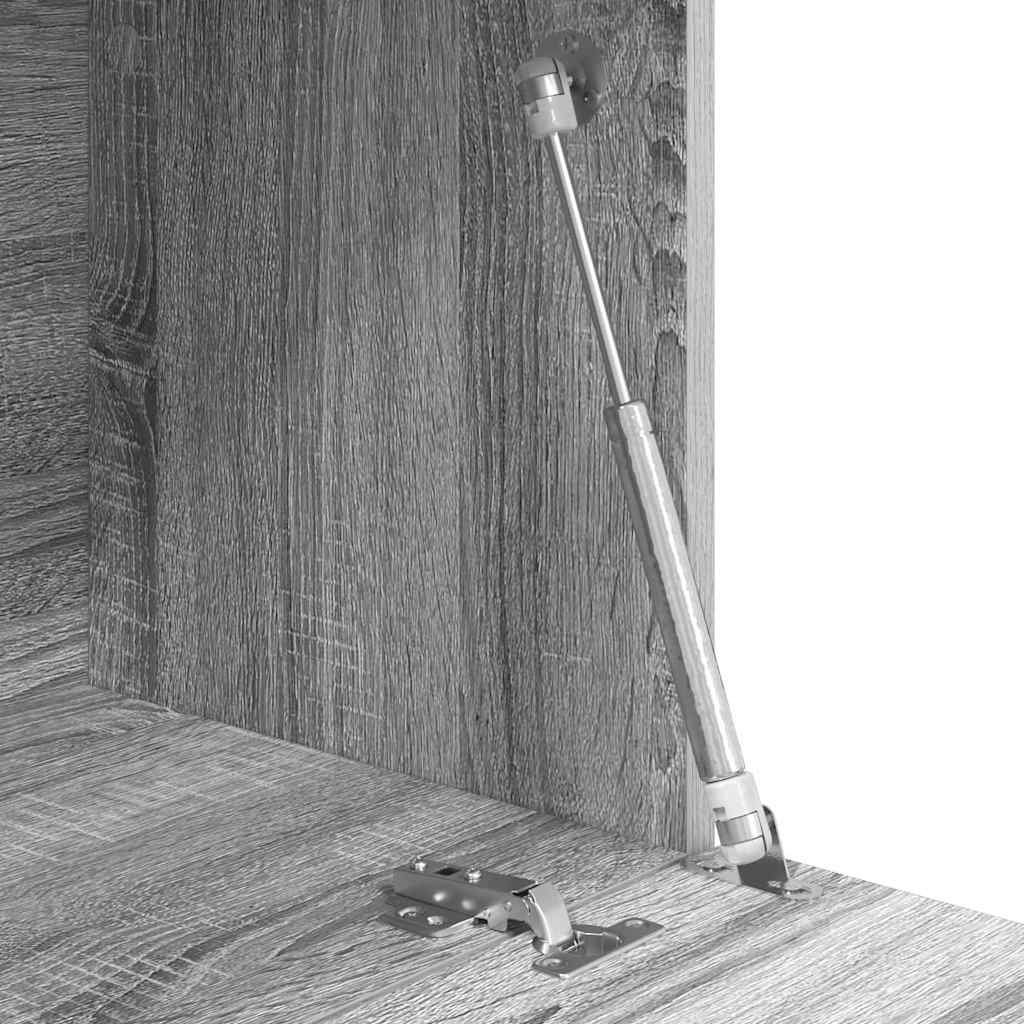 Skrivebord Grå Sonoma 71.5 x 31.5 x 106.5 cm Konstruert tre