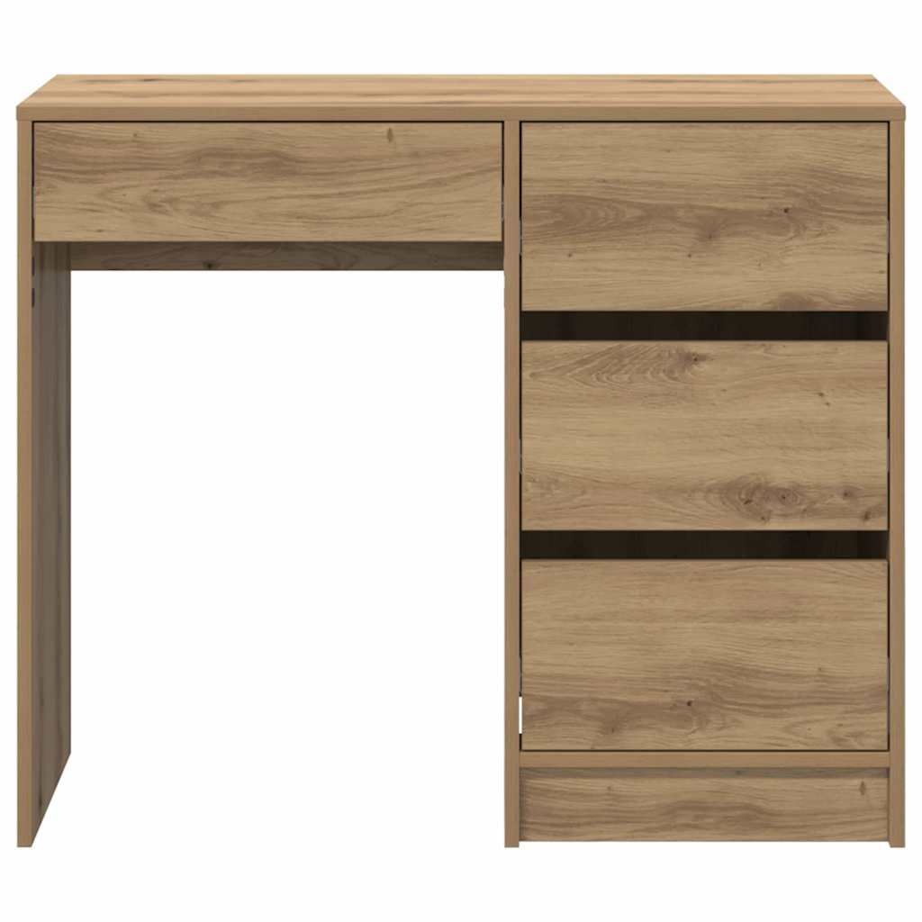 Skrivebord Artisan Eik 90 x 37,5 x 75 cm Konstruert tre