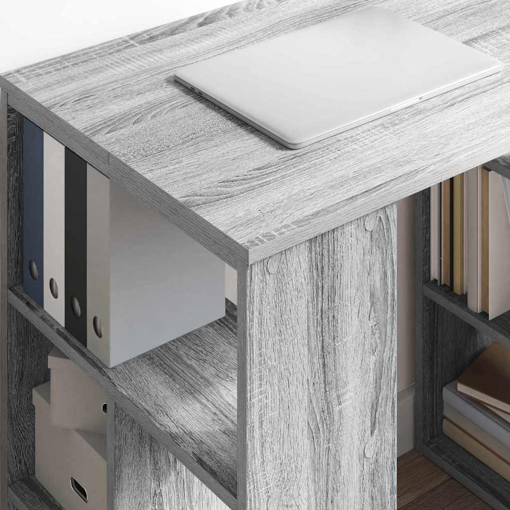 Skrivebord Grå Sonoma Konstruert tre 90 x 50 x 75 cm