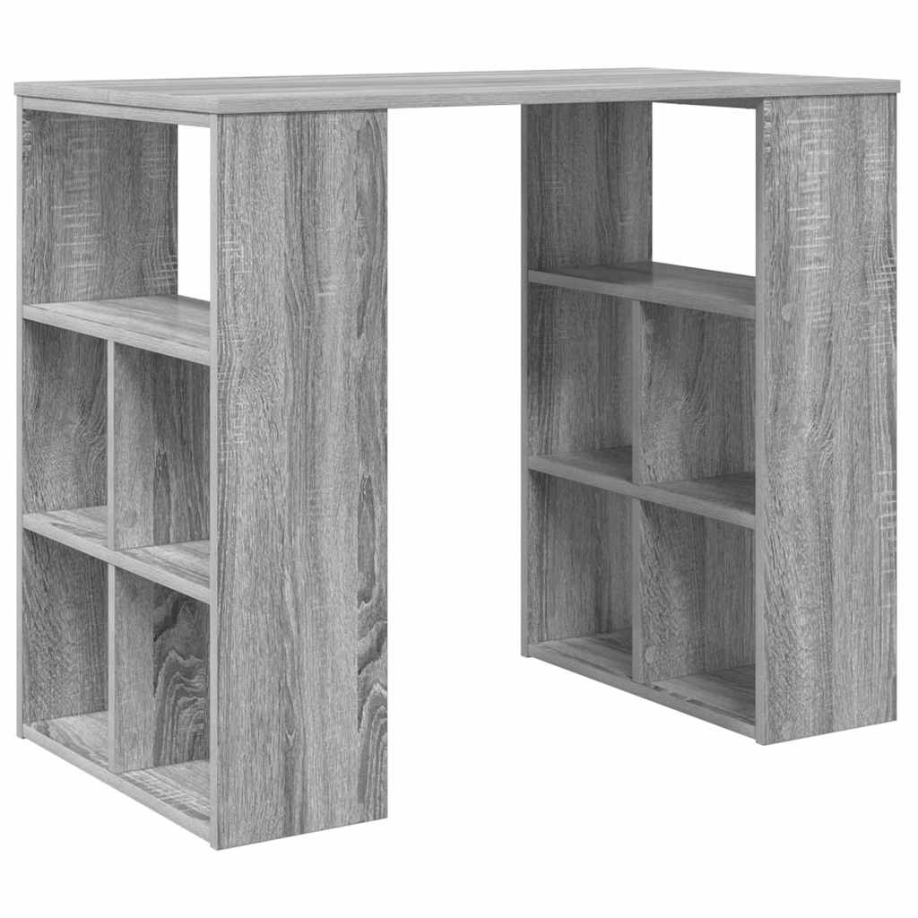 Skrivebord Grå Sonoma Konstruert tre 90 x 50 x 75 cm