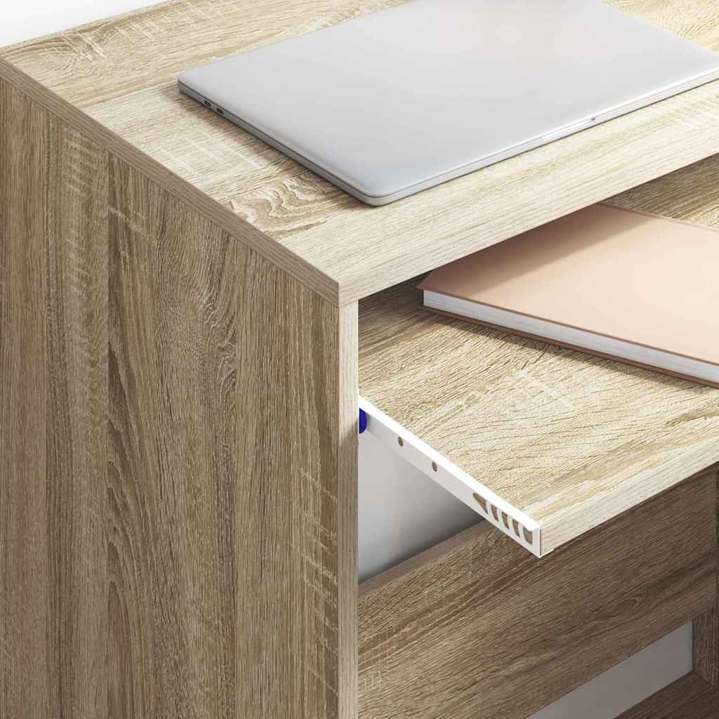 Skrivebord Sonoma eik 77,5 x 43 x 79 cm Konstruert tre